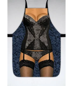 Прикольный фартуки: фартук женский - на синем